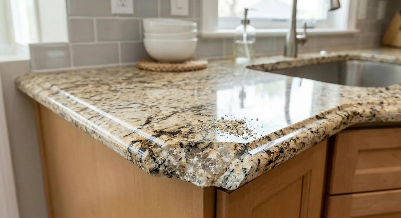 Before: Stone Chip & Crack Repair