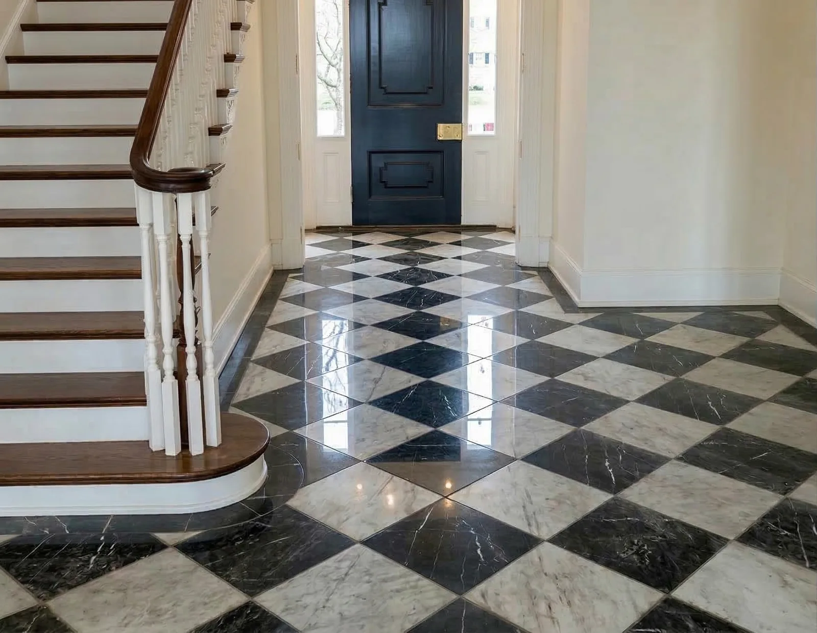 After: Marble Floor Restoration