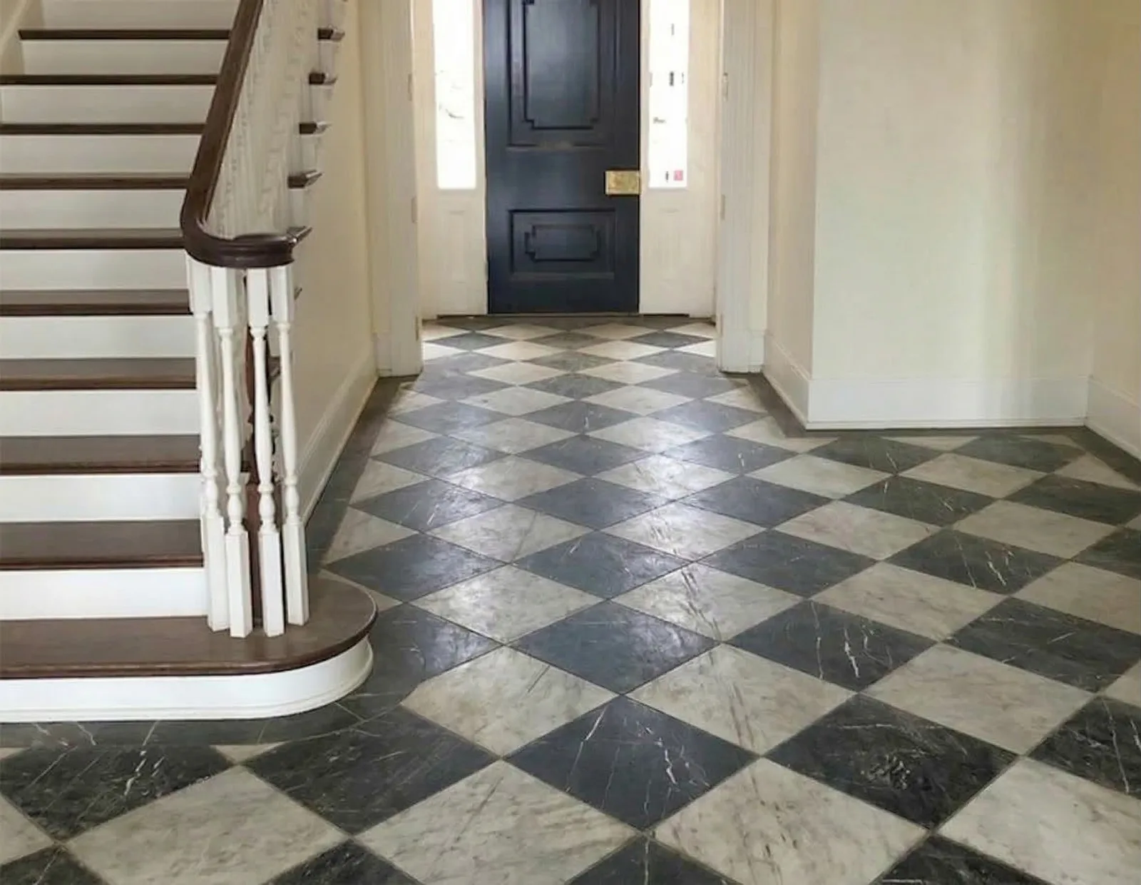 Before: Marble Floor Restoration